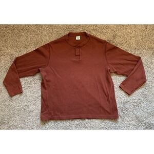 Columbia‎ Shirt Men's XL Red Long Sleeve